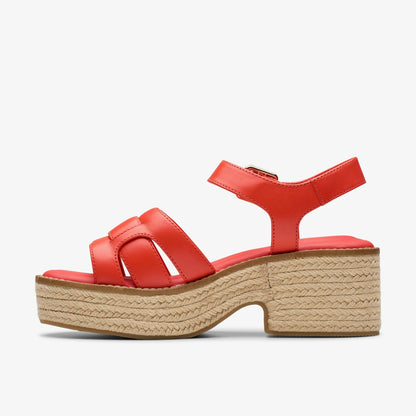 Coledale Strap Bright Red Leather