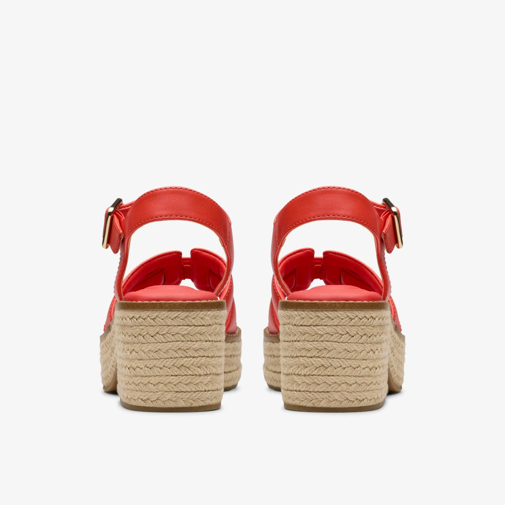 Coledale Strap Bright Red Leather