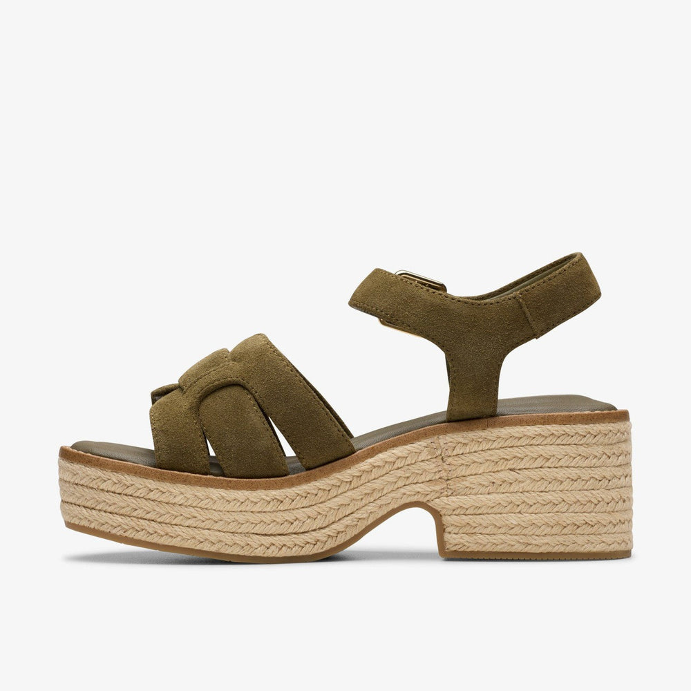 Coledale Strap Dark Olive Suede