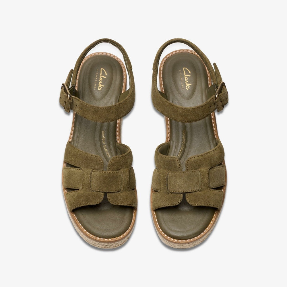 Coledale Strap Dark Olive Suede