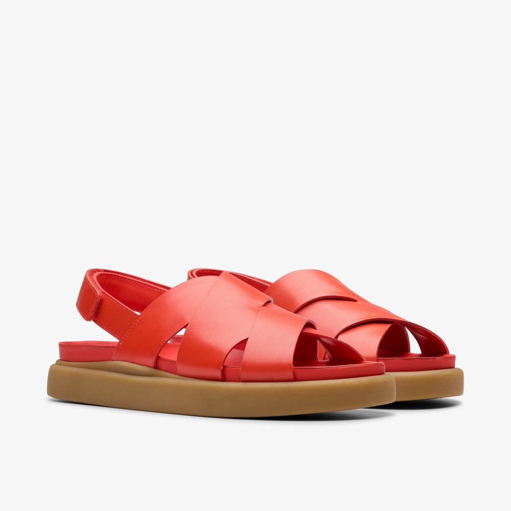 Aristella Sun Bright Red Leather
