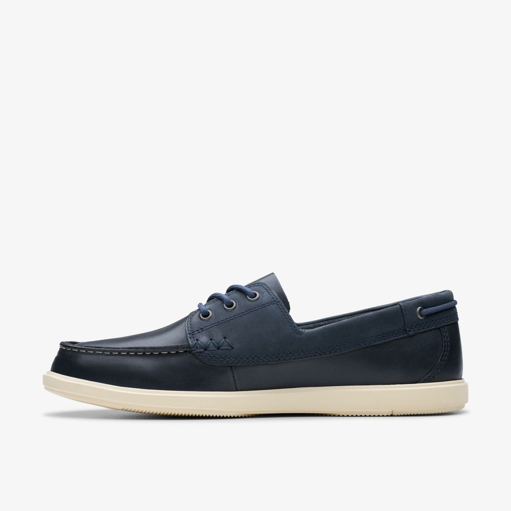 Bratton Boat Navy Leather