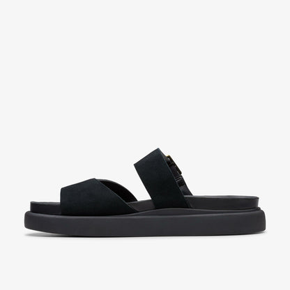 Aristella Mule Black Suede