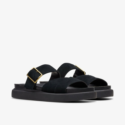 Aristella Mule Black Suede