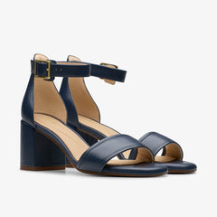 Ezoria Mae Navy Leather