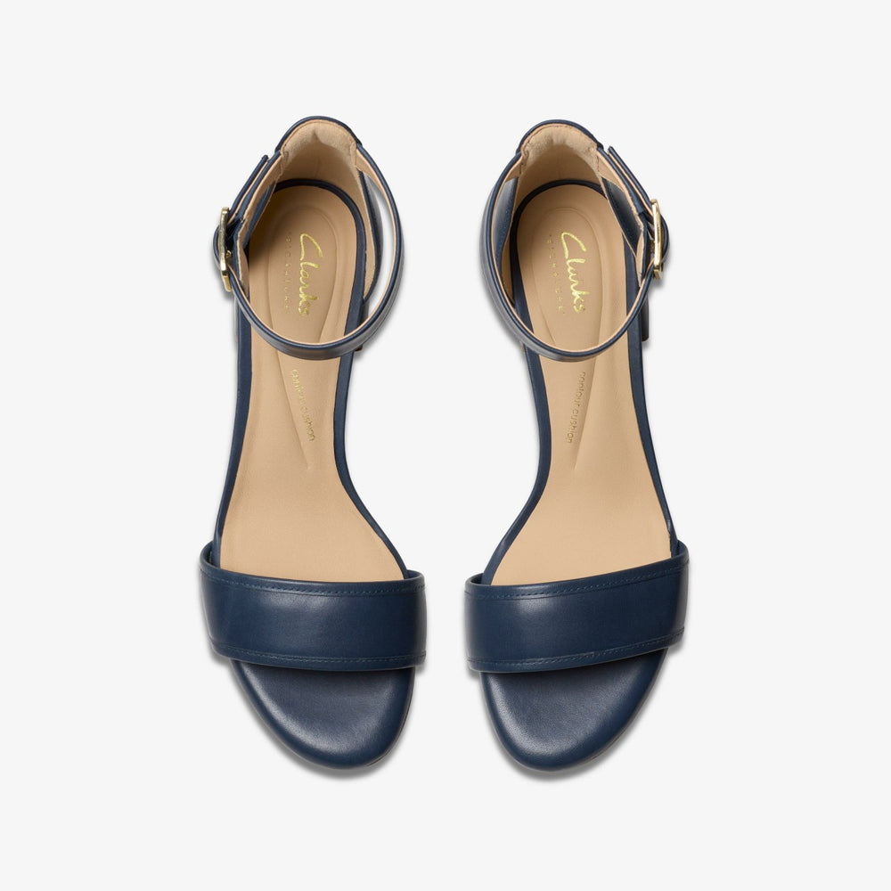 Ezoria Mae Navy Leather