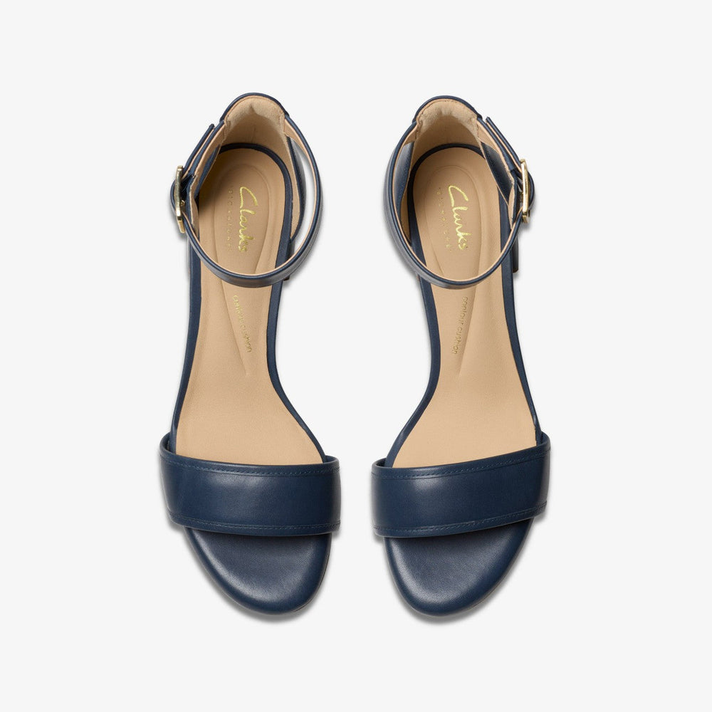 Ezoria Mae Navy Leather