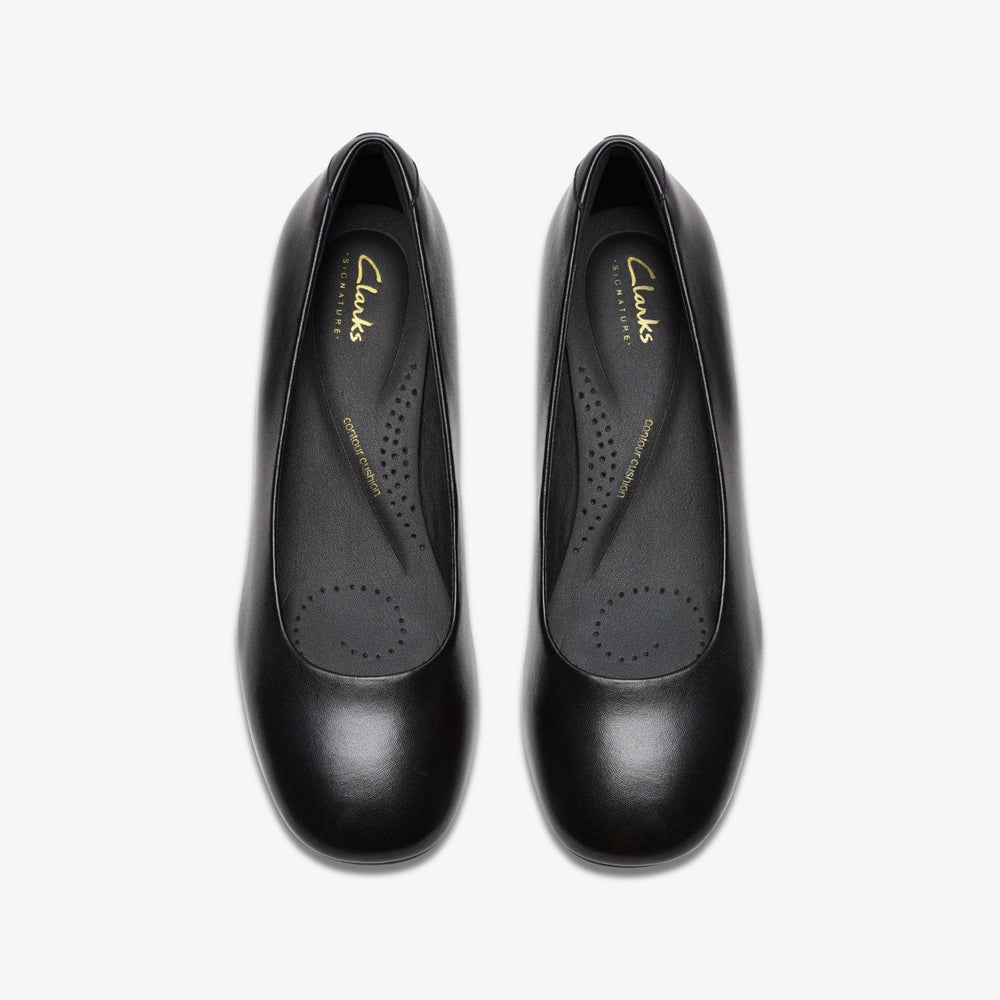 Daiss 30 Step Black Leather