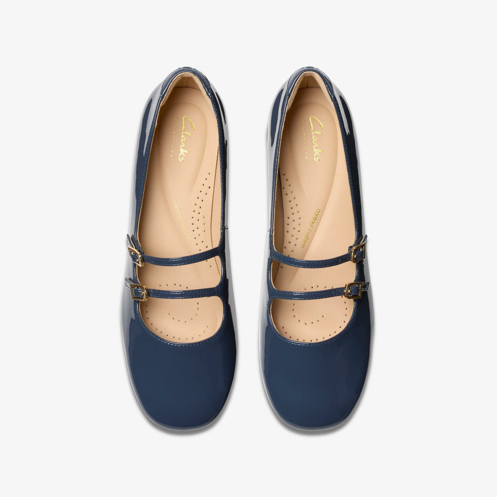 Daiss 30 Shine Navy Patent