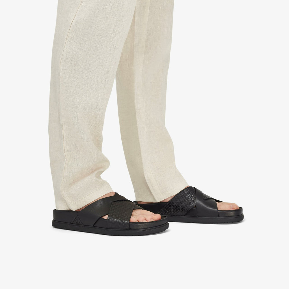 Torford Cross Black Leather