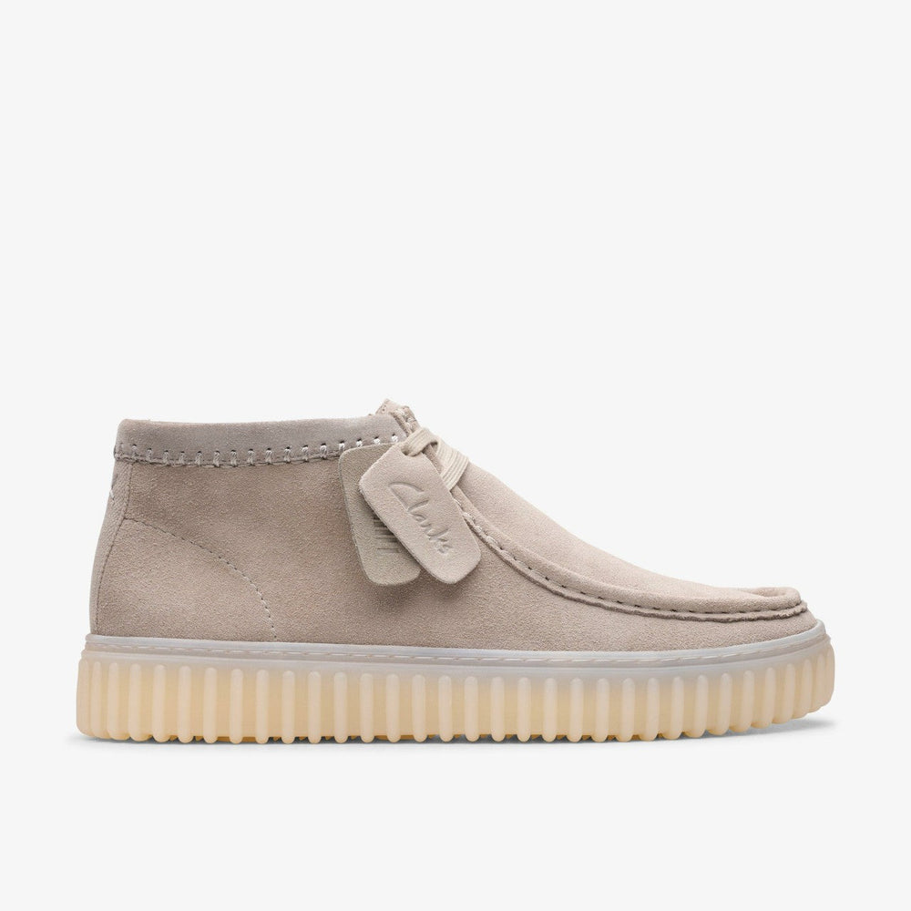 Torhill Hi Light Grey Suede