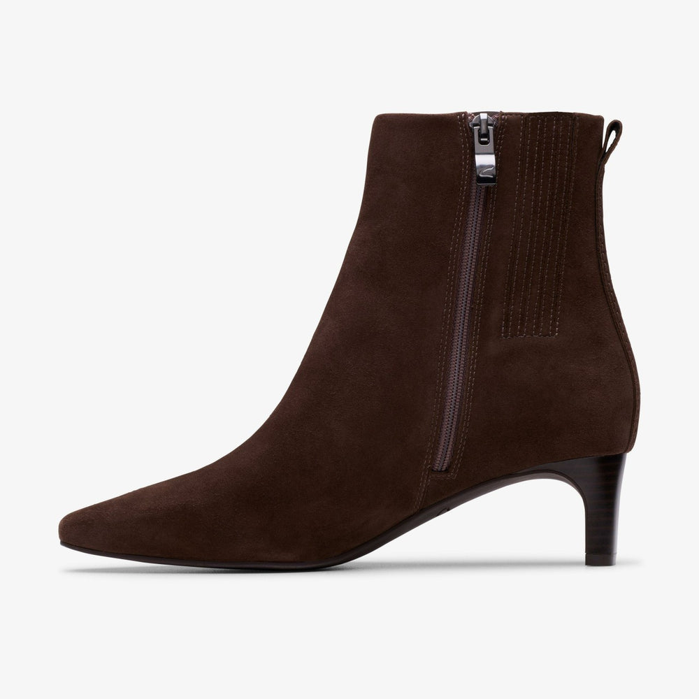 Edina Up Dark Brown Suede