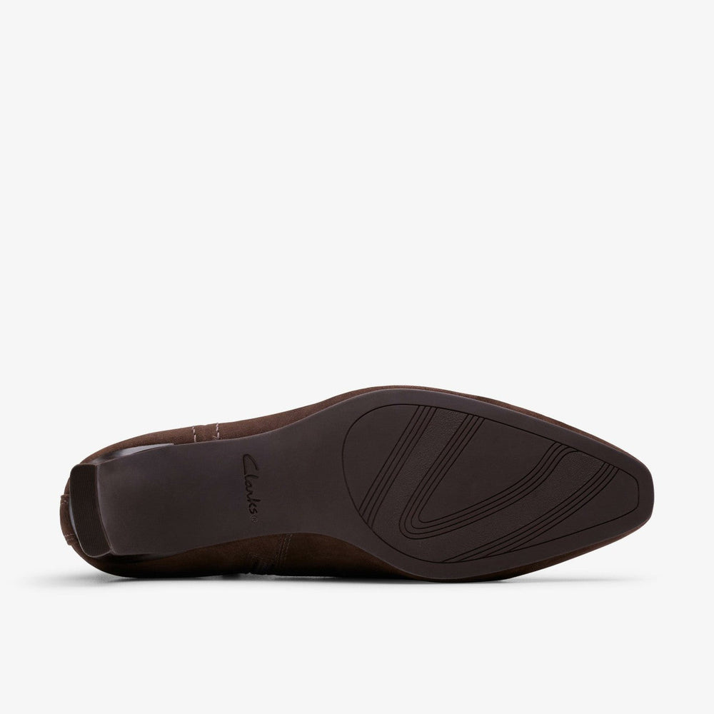Edina Up Dark Brown Suede