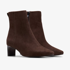 Edina Up Dark Brown Suede