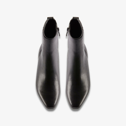 Edina Up Black Leather