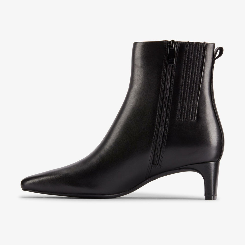 Edina Up Black Leather