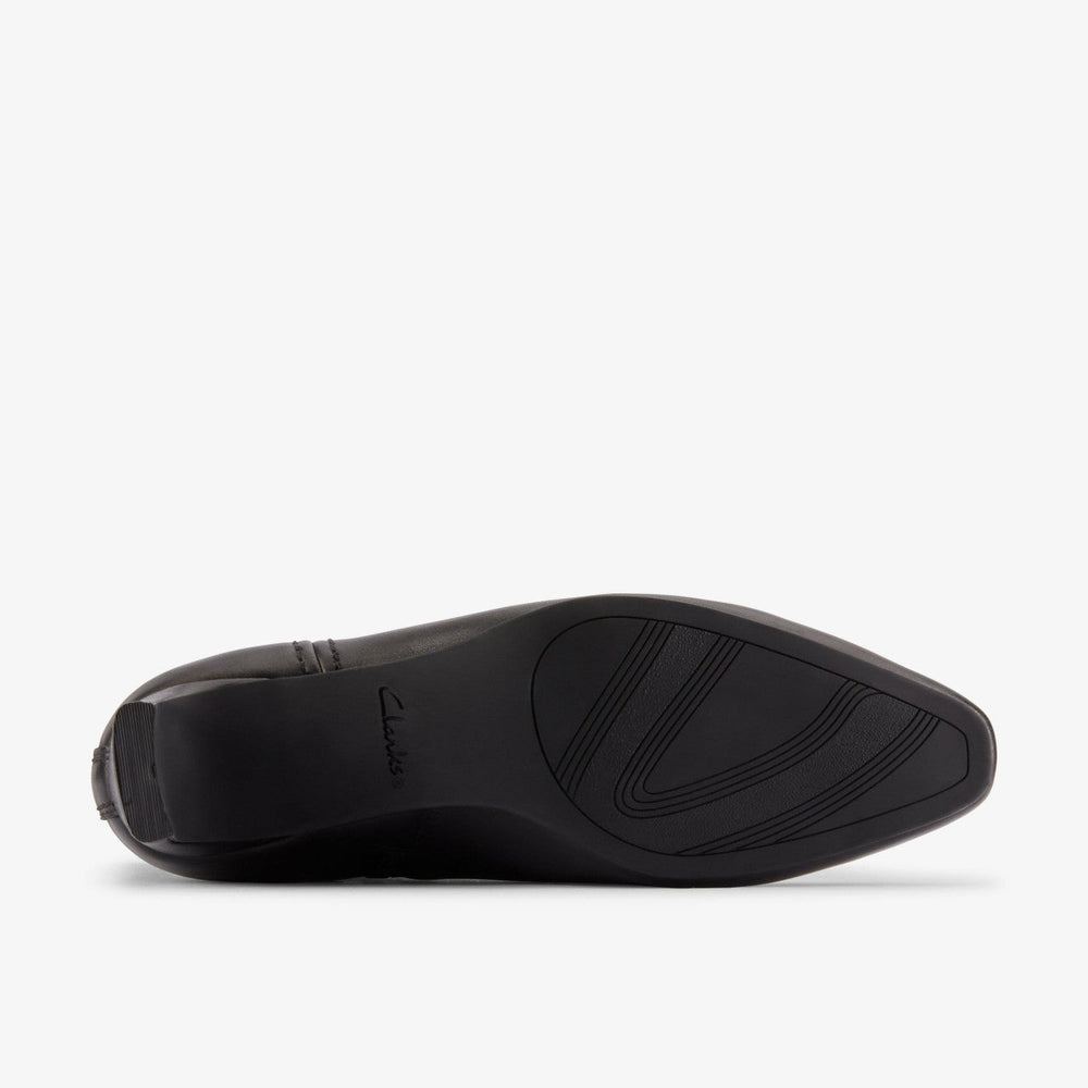 Edina Up Black Leather