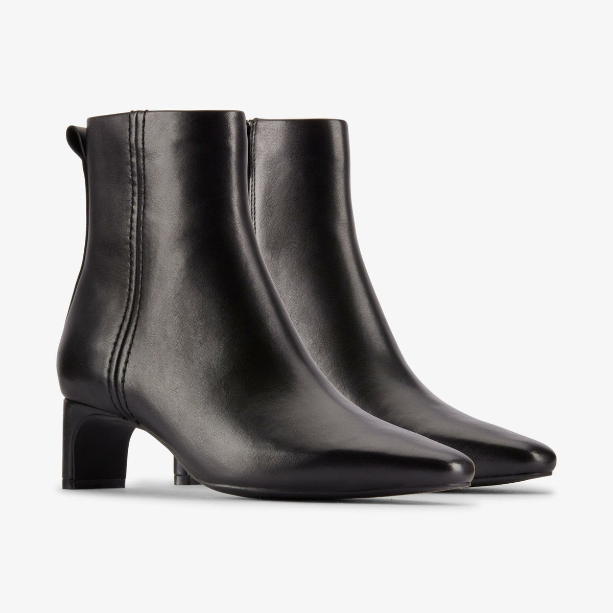 Edina Up Black Leather
