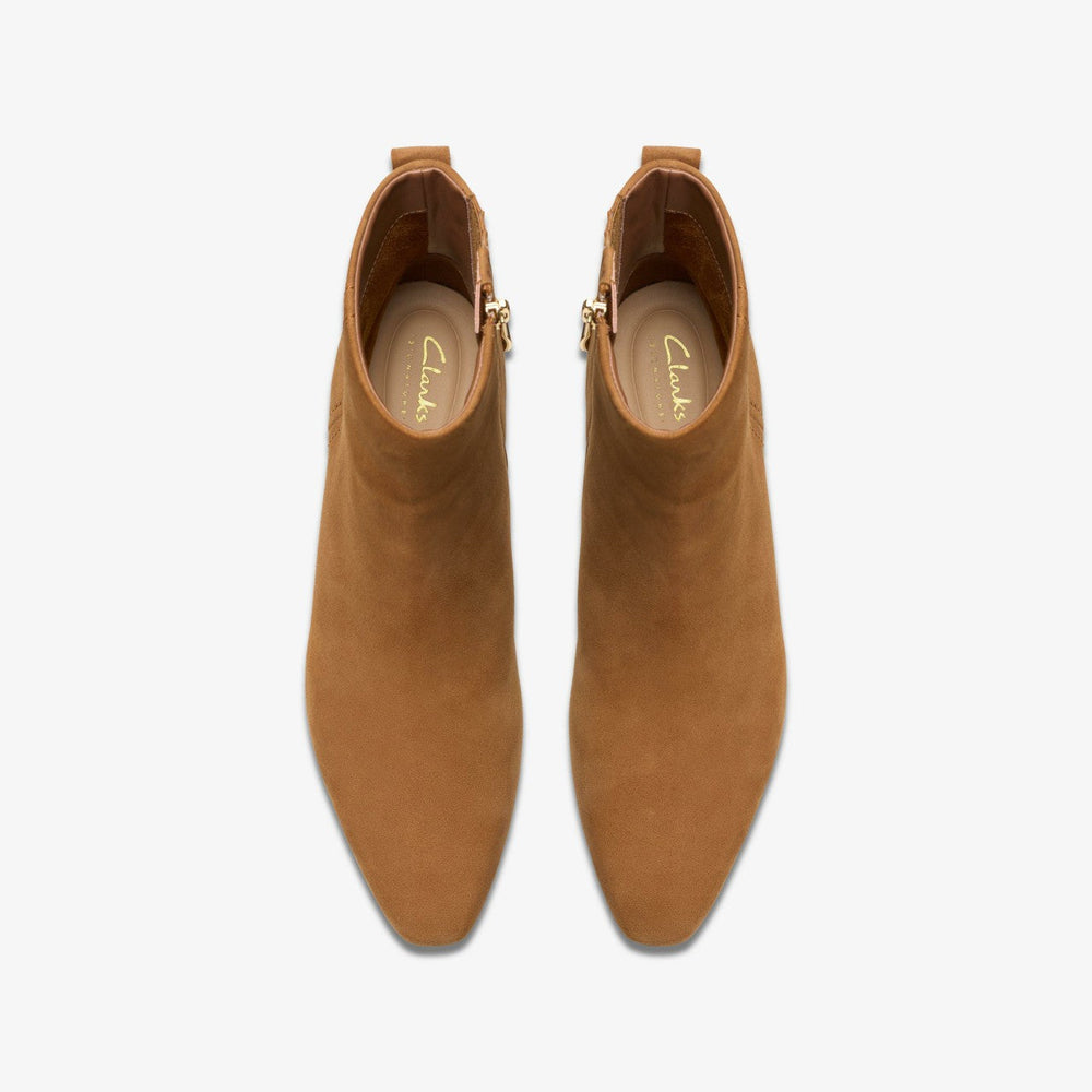 Edina Up Tan Suede