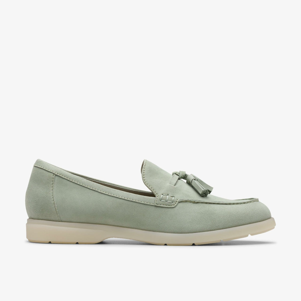 Narini Edge Light Green Suede