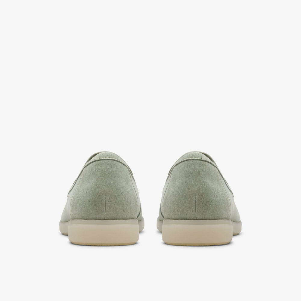 Narini Edge Light Green Suede