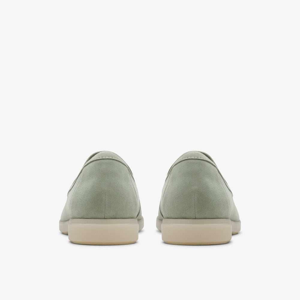Narini Edge Light Green Suede