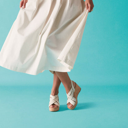 Sabina Sling Cream Leather
