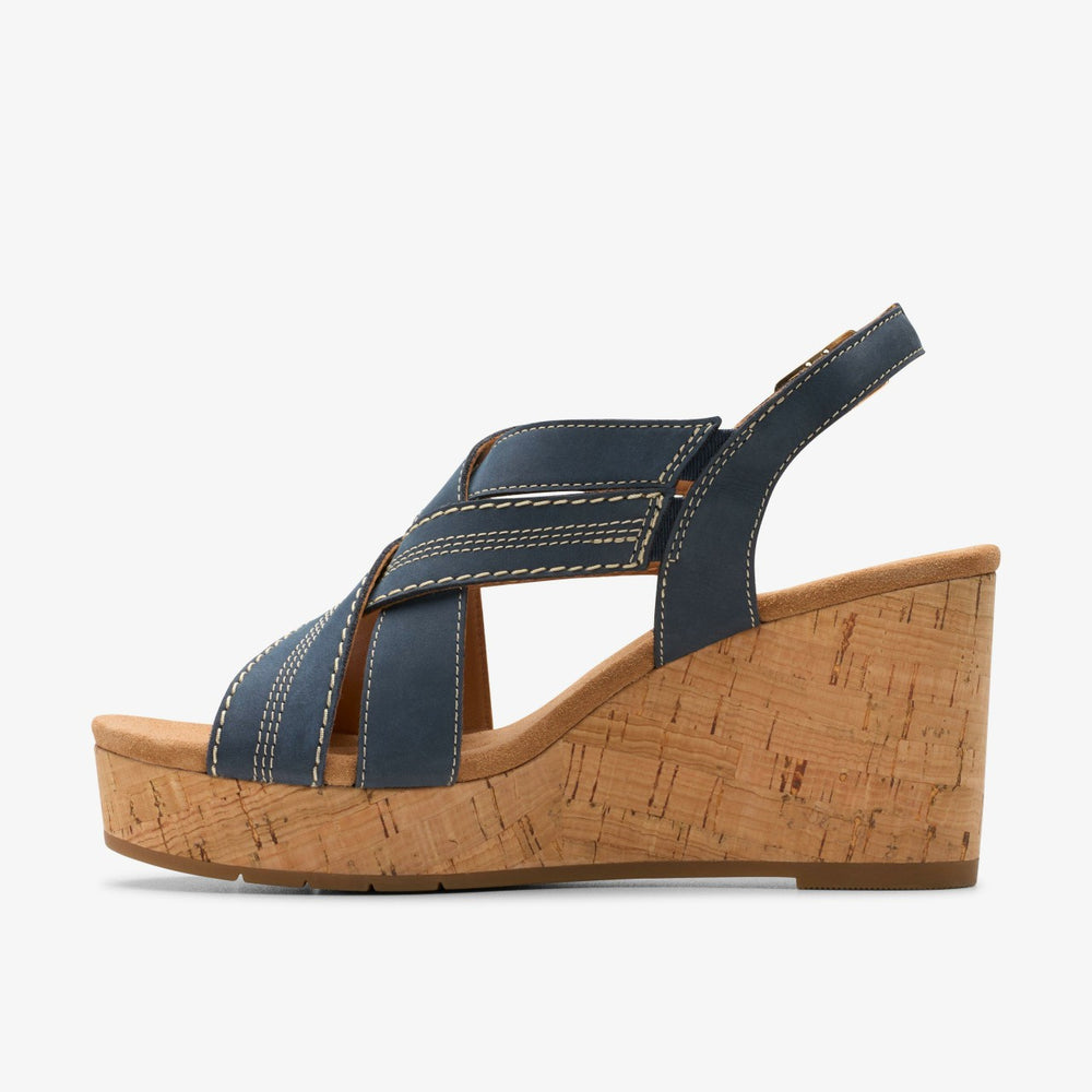 Sabina Sling Navy Nubuck