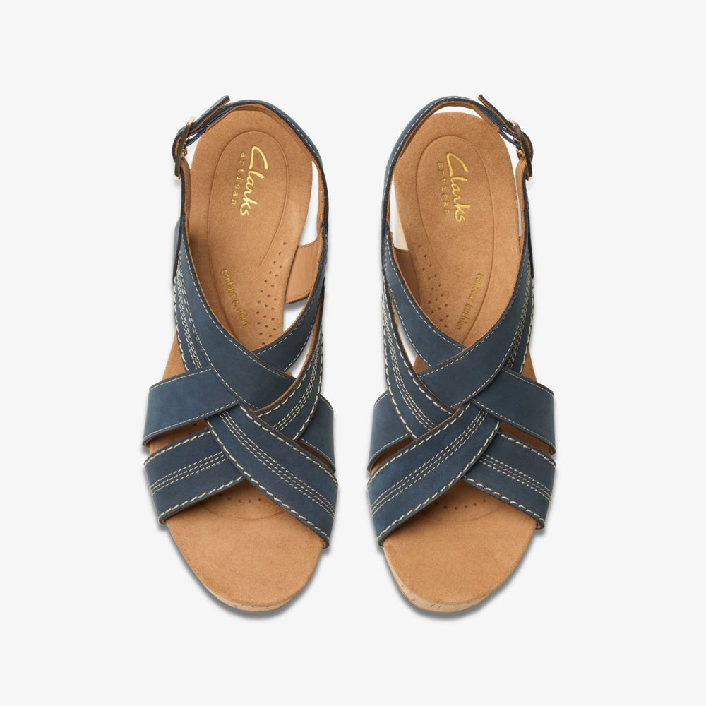 Sabina Sling Navy Nubuck