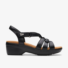 Tuleah Cross Black Leather