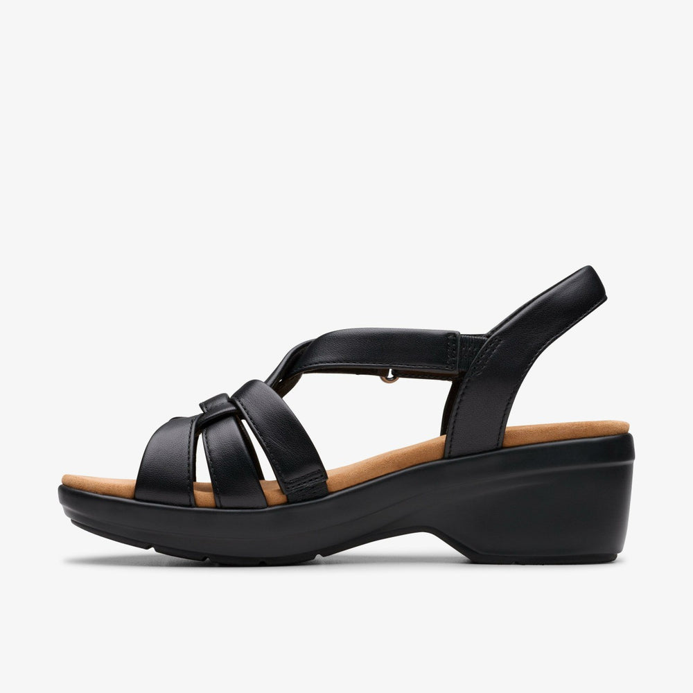 Tuleah Cross Black Leather