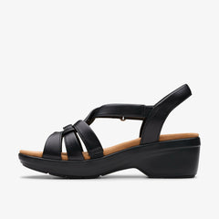 Tuleah Cross Black Leather