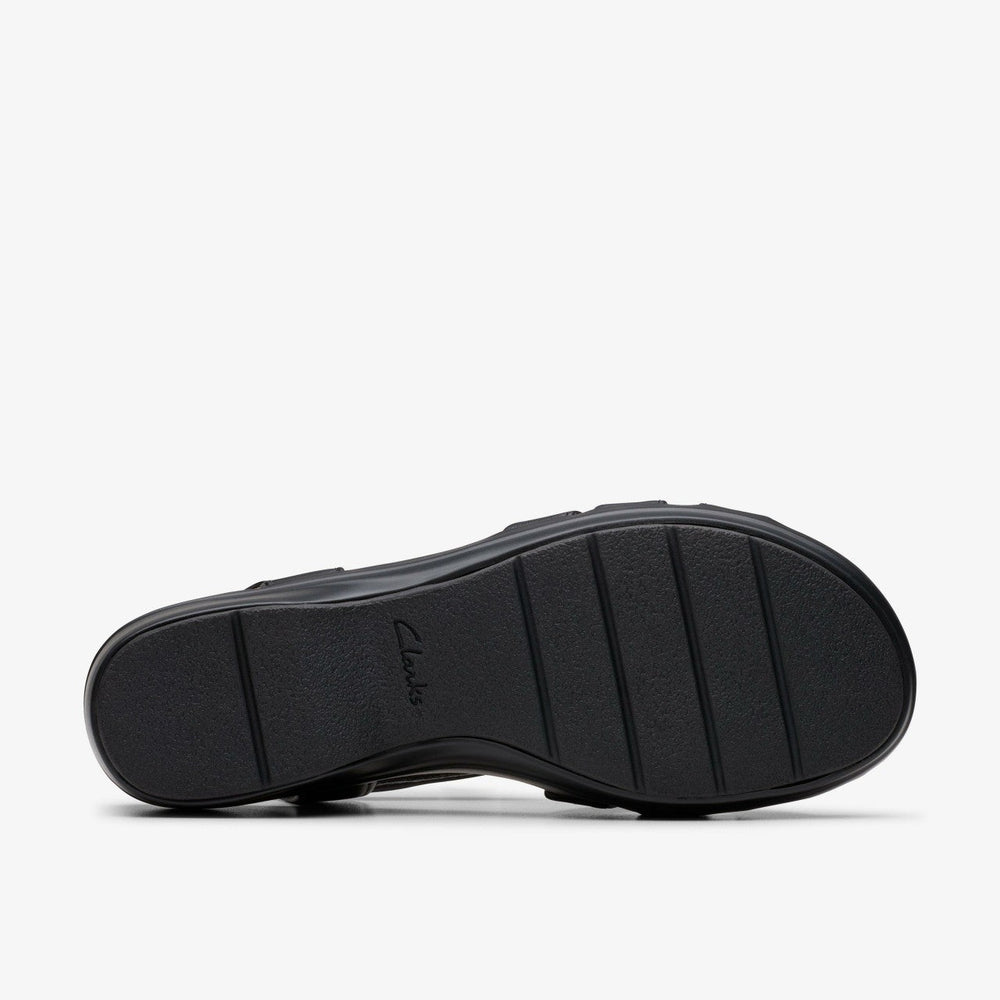 Tuleah Cross Black Leather