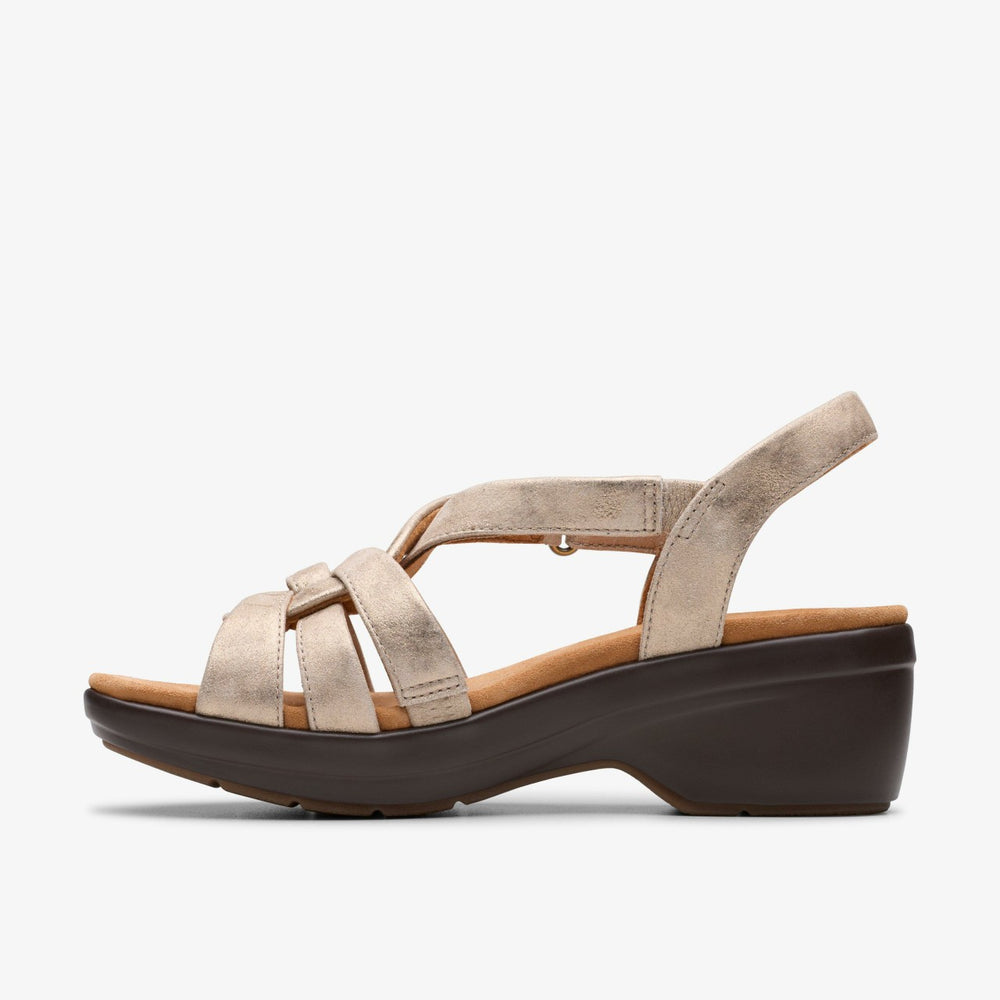 Tuleah Cross Metallic Leather
