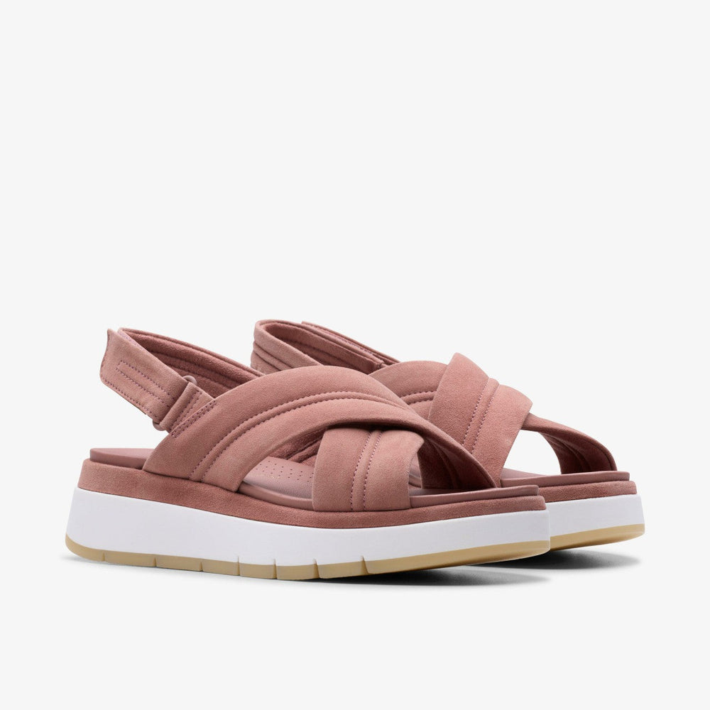 Tuscan Cross Mauve Suede