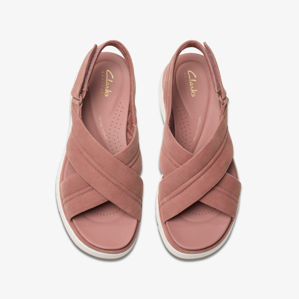 Tuscan Cross Mauve Suede