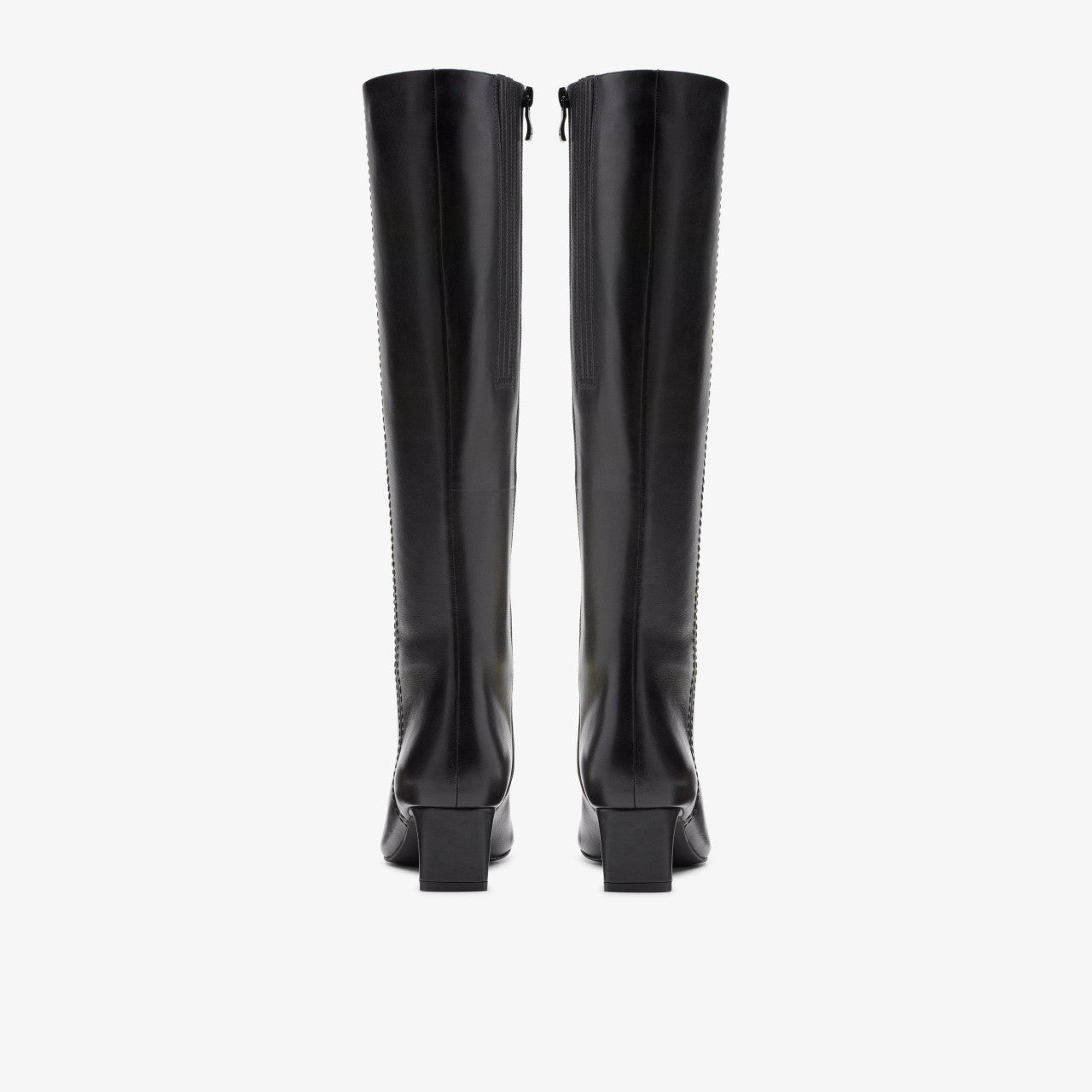 Edina Tall Black Leather