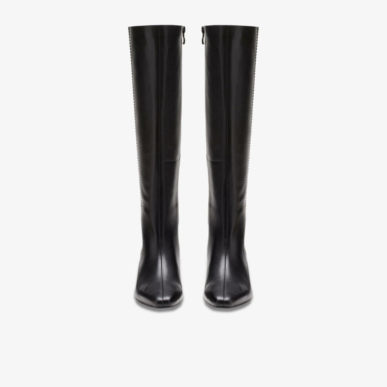 Edina Tall Black Leather