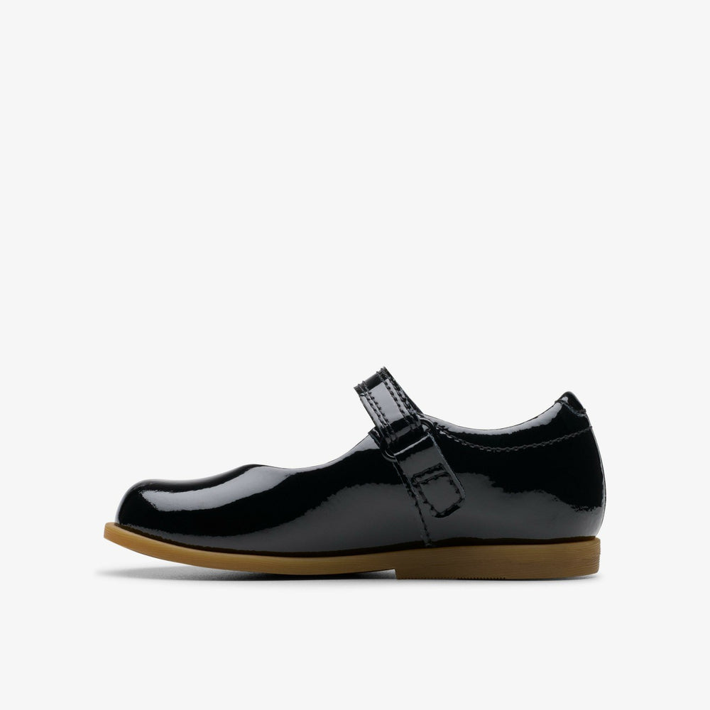 Drew Tap Toddler Black Patent