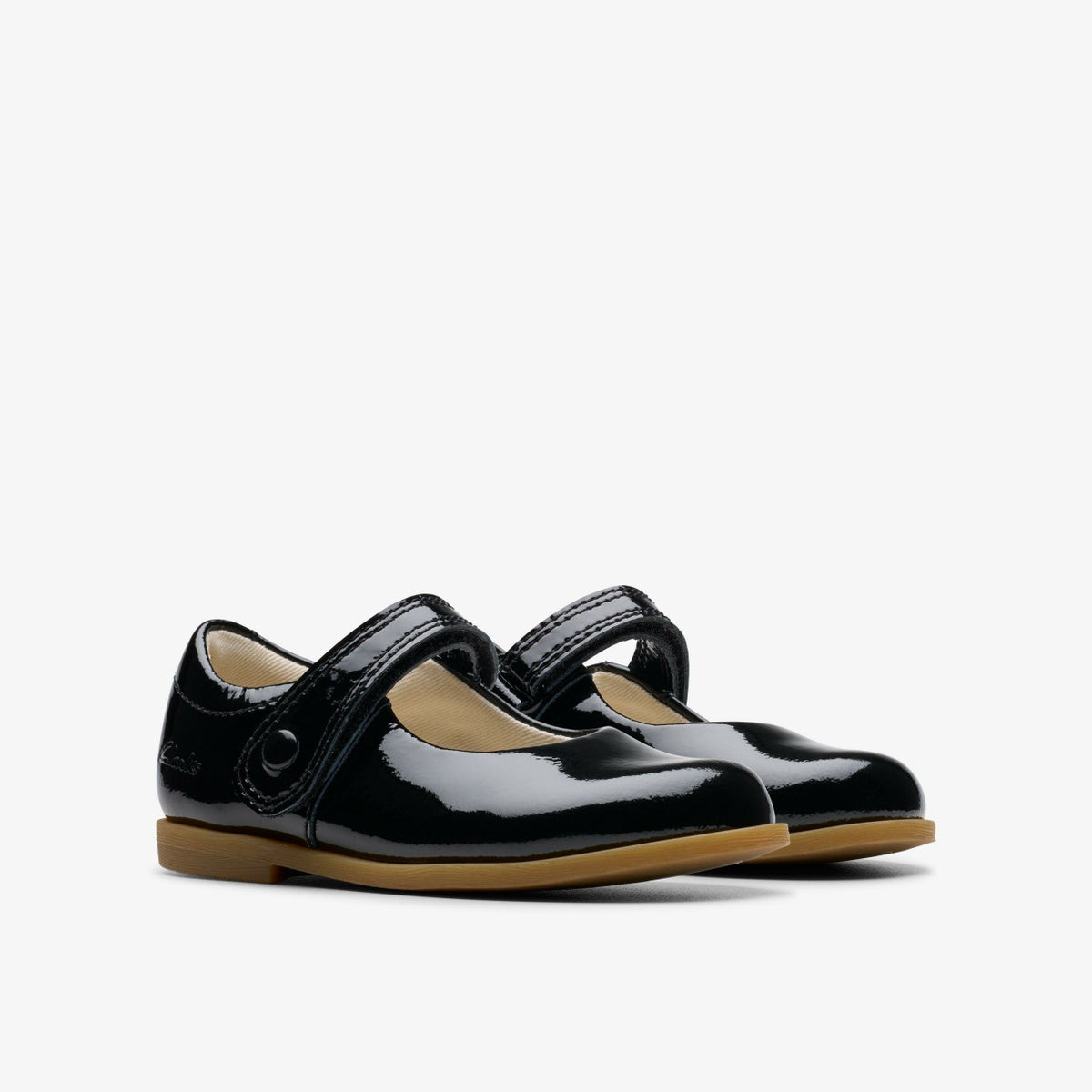 Drew Tap Toddler Black Patent