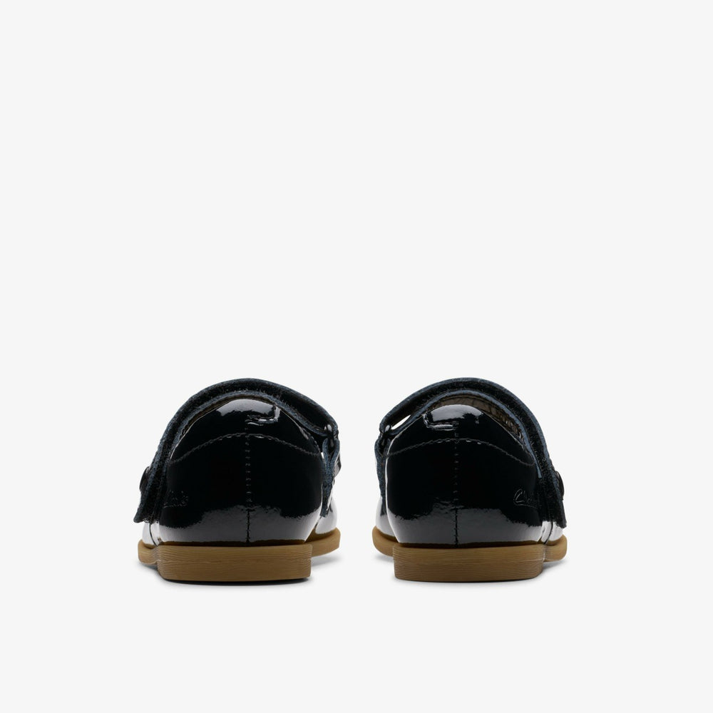Drew Tap Toddler Black Patent