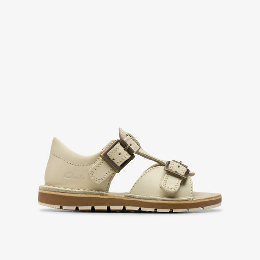 Playsun RF Toddler Off White Leather