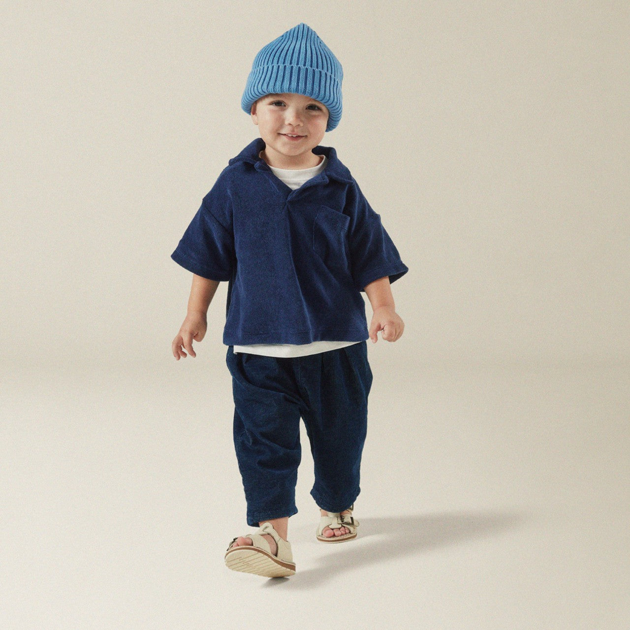 Playsun RF Toddler Off White Leather