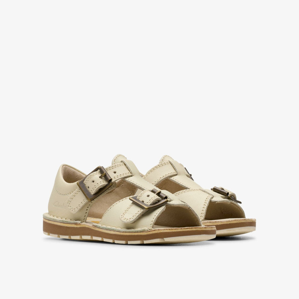 Playsun RF Toddler Off White Leather