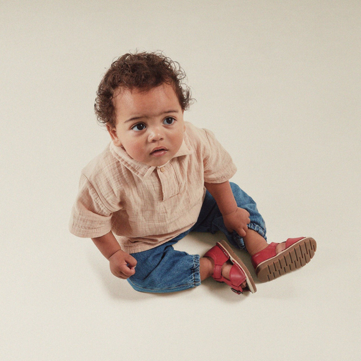 Playsun Toddler Red Leather