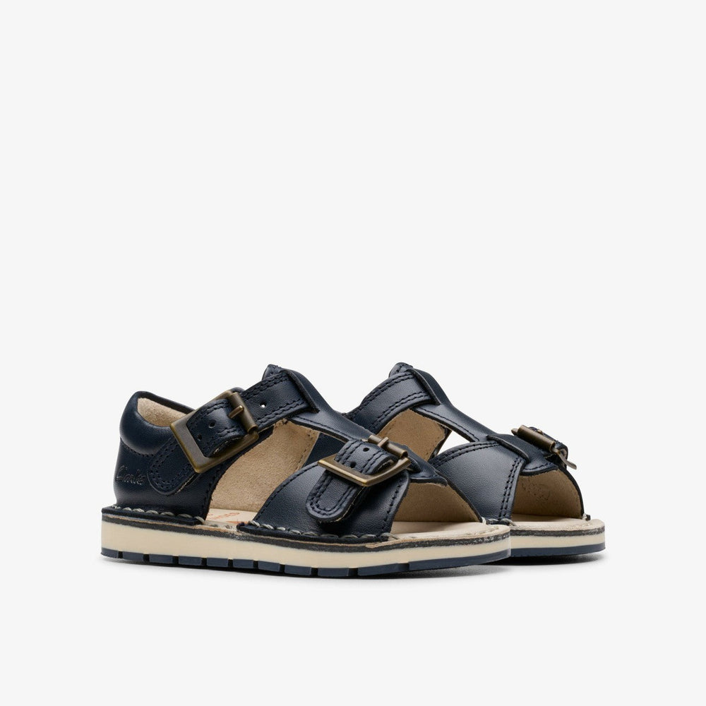 Playsun Toddler Navy Leather