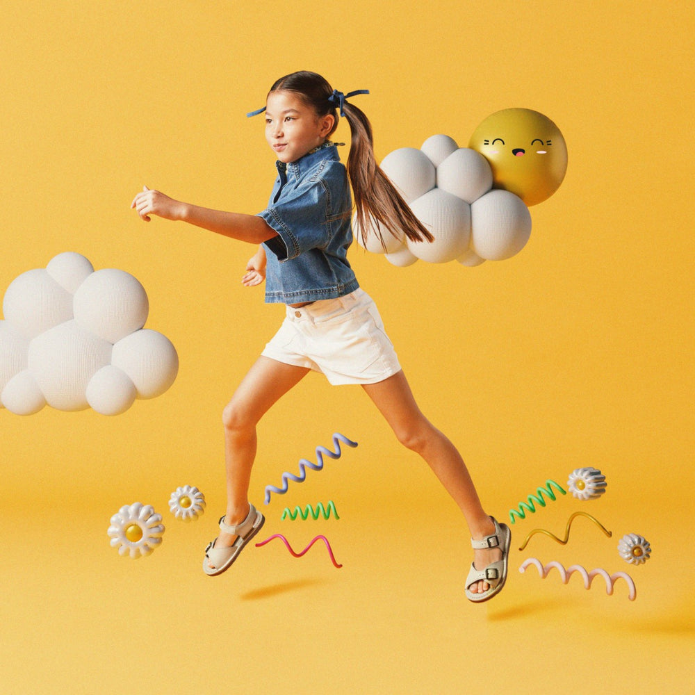 Playsun Kid Off White Leather