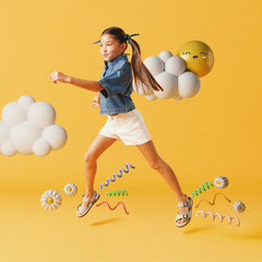 Playsun Kid Off White Leather