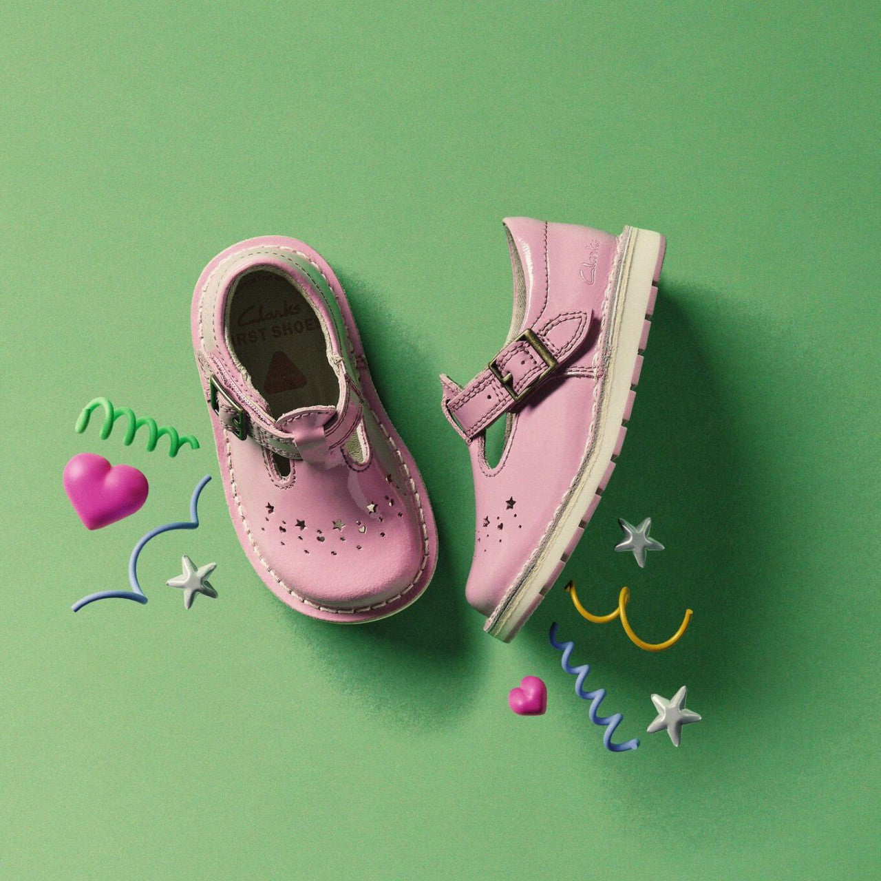 Joyful Skip Toddler Pink Patent