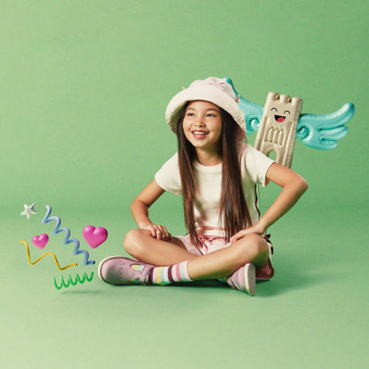 Joyful Skip Kid Pink Patent